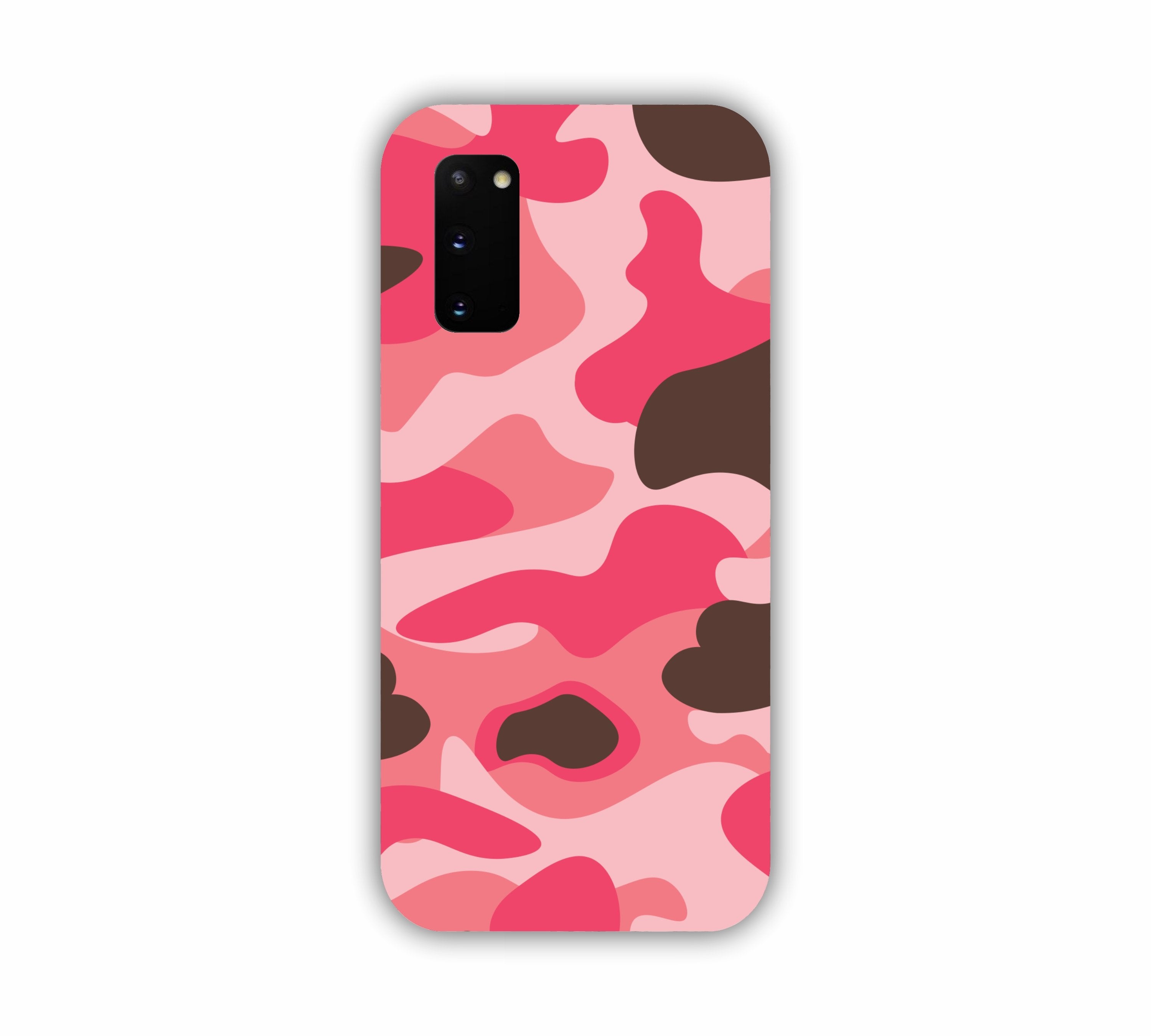 Pink Shade Camouflage Design Samsung S20 Mobile Case 