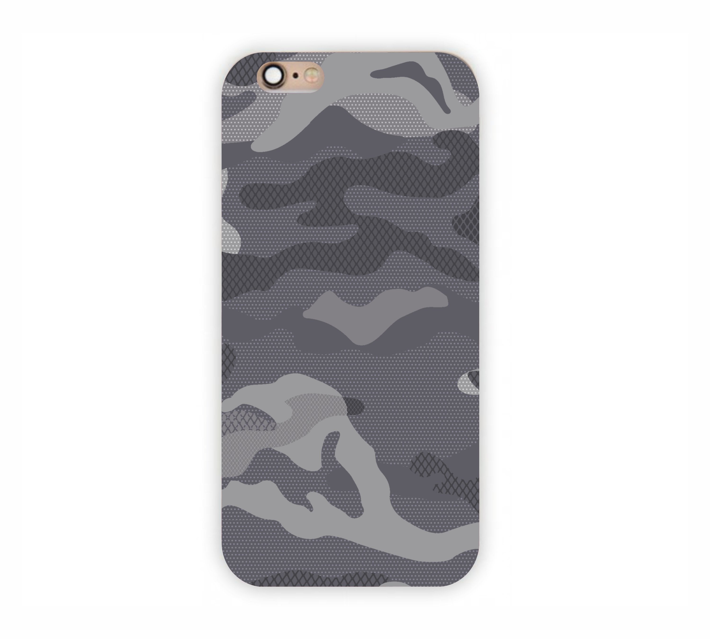 Grey Shade Camouflage Design iPhone 6+ Mobile Case 