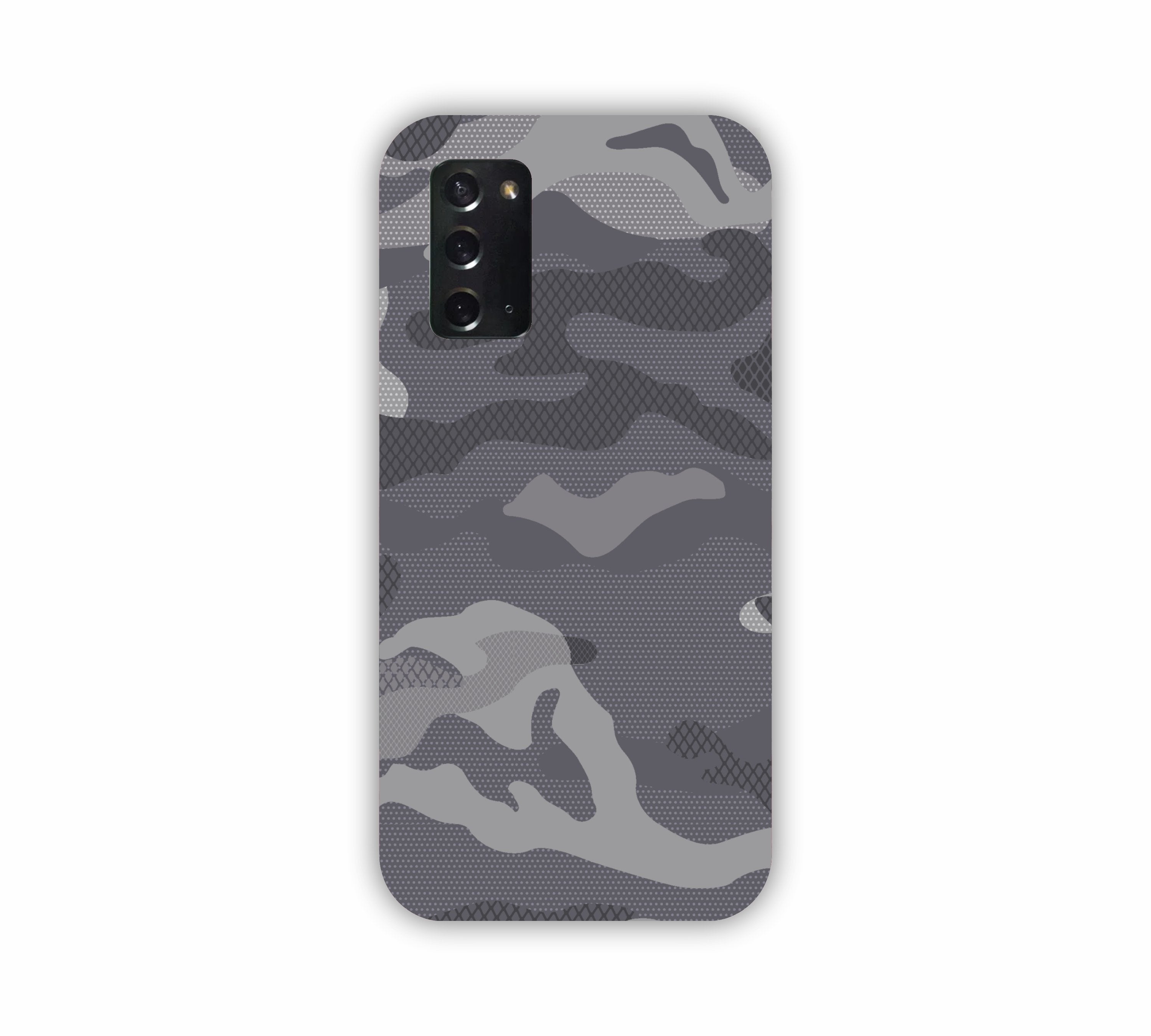 Grey Shade Camouflage Design Samsung Note 20 Mobile Case 