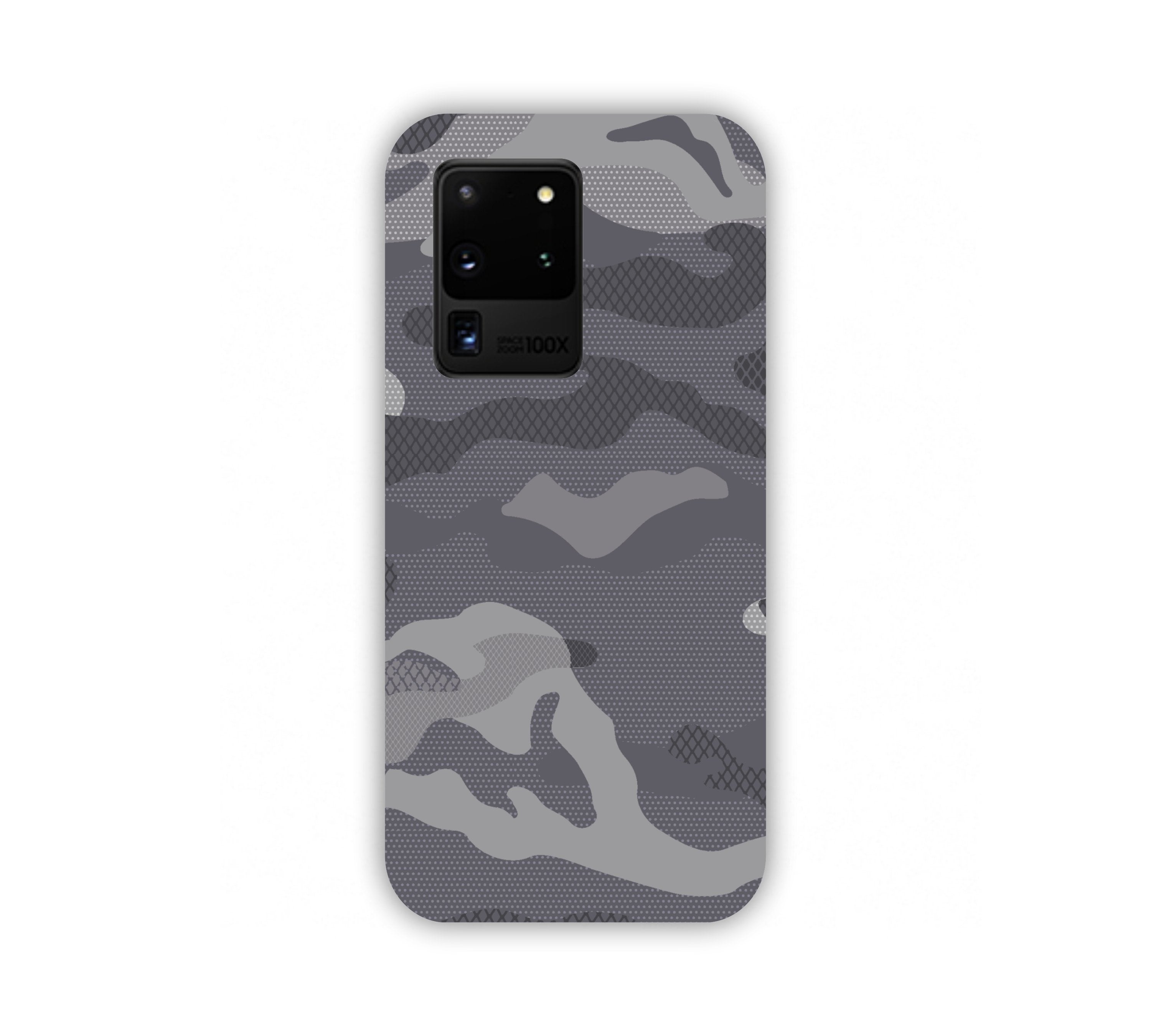 Grey Shade Camouflage Design Samsung S20 Ultra Mobile Case 
