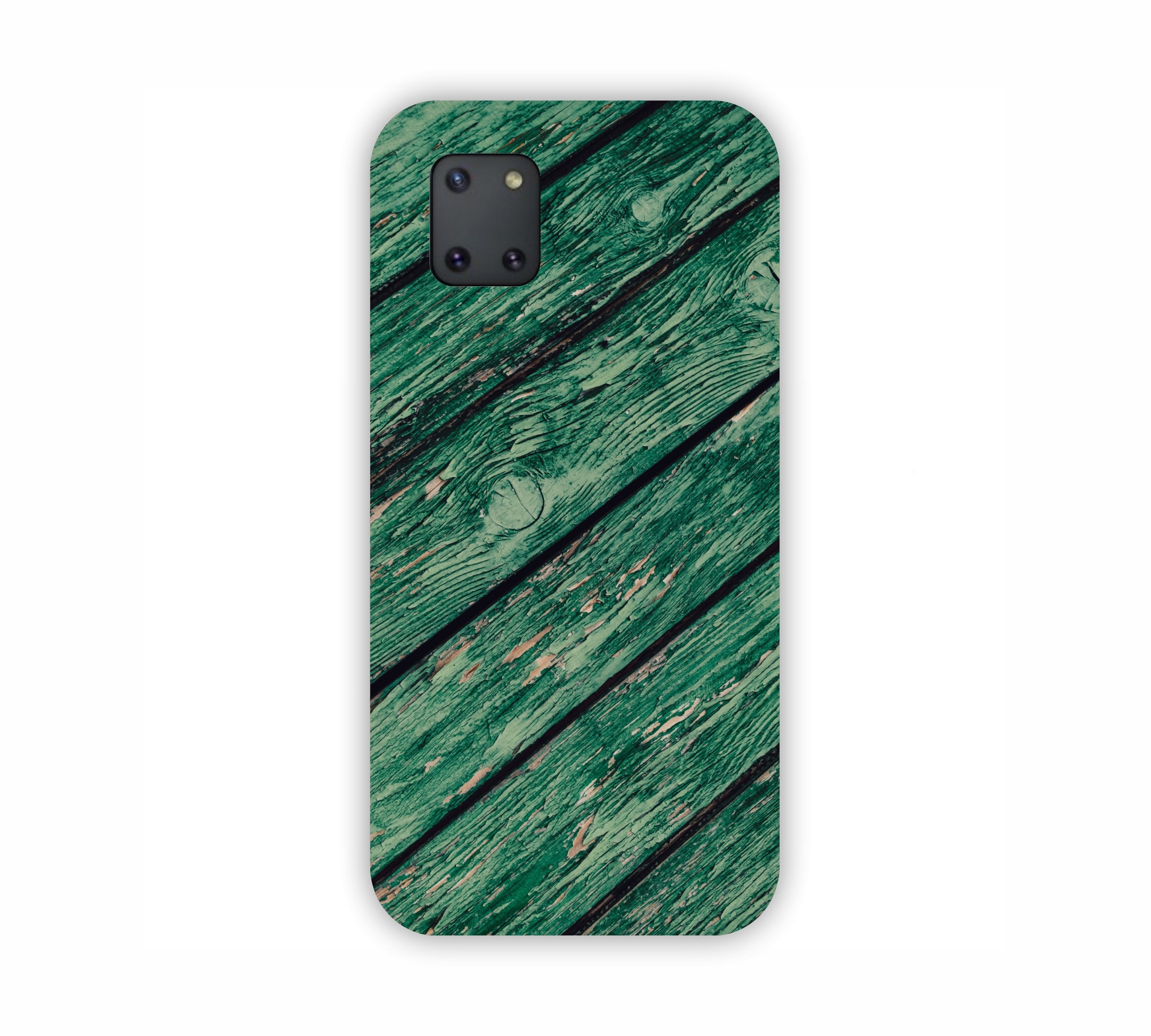 Green Wooden Texture Design Samsung Note 10 Lite Mobile Case 
