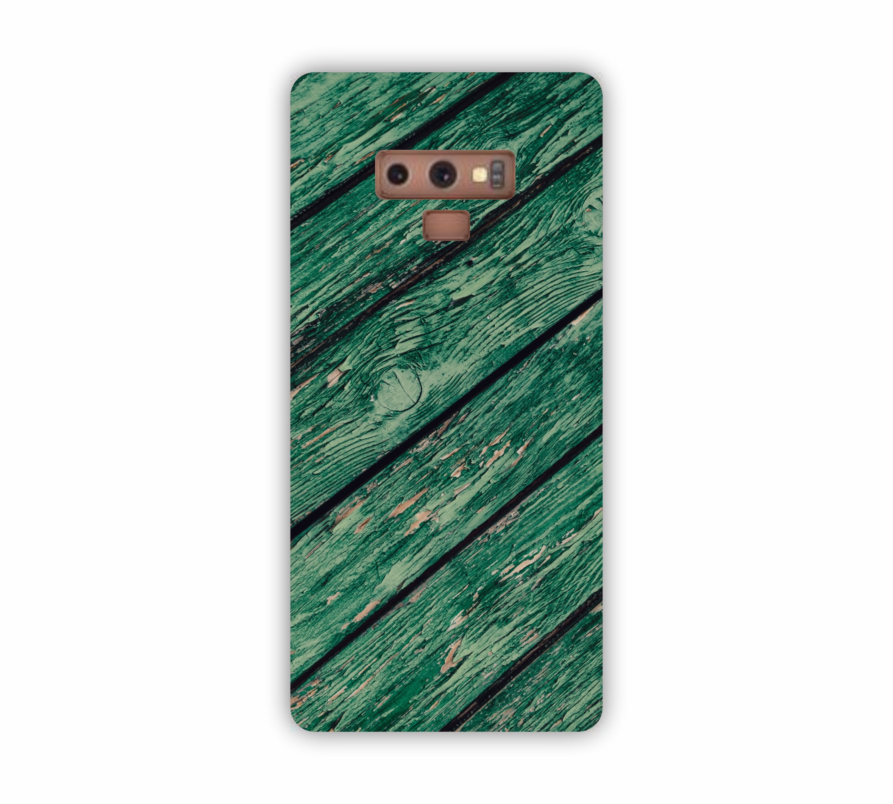 Green Wooden Texture Design Samsung Note 9 Mobile Case 