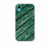 Green Wooden Texture Design iPhone XR Mobile Case 