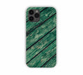 Green Wooden Texture Design iPhone 11 Pro Max Mobile Case 