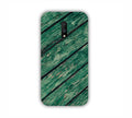 Green Wooden Texture Design One Plus 7 Mobile Case 
