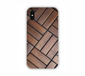 Brown Wooden Texture Design iPhone XS Max Mobile Case 