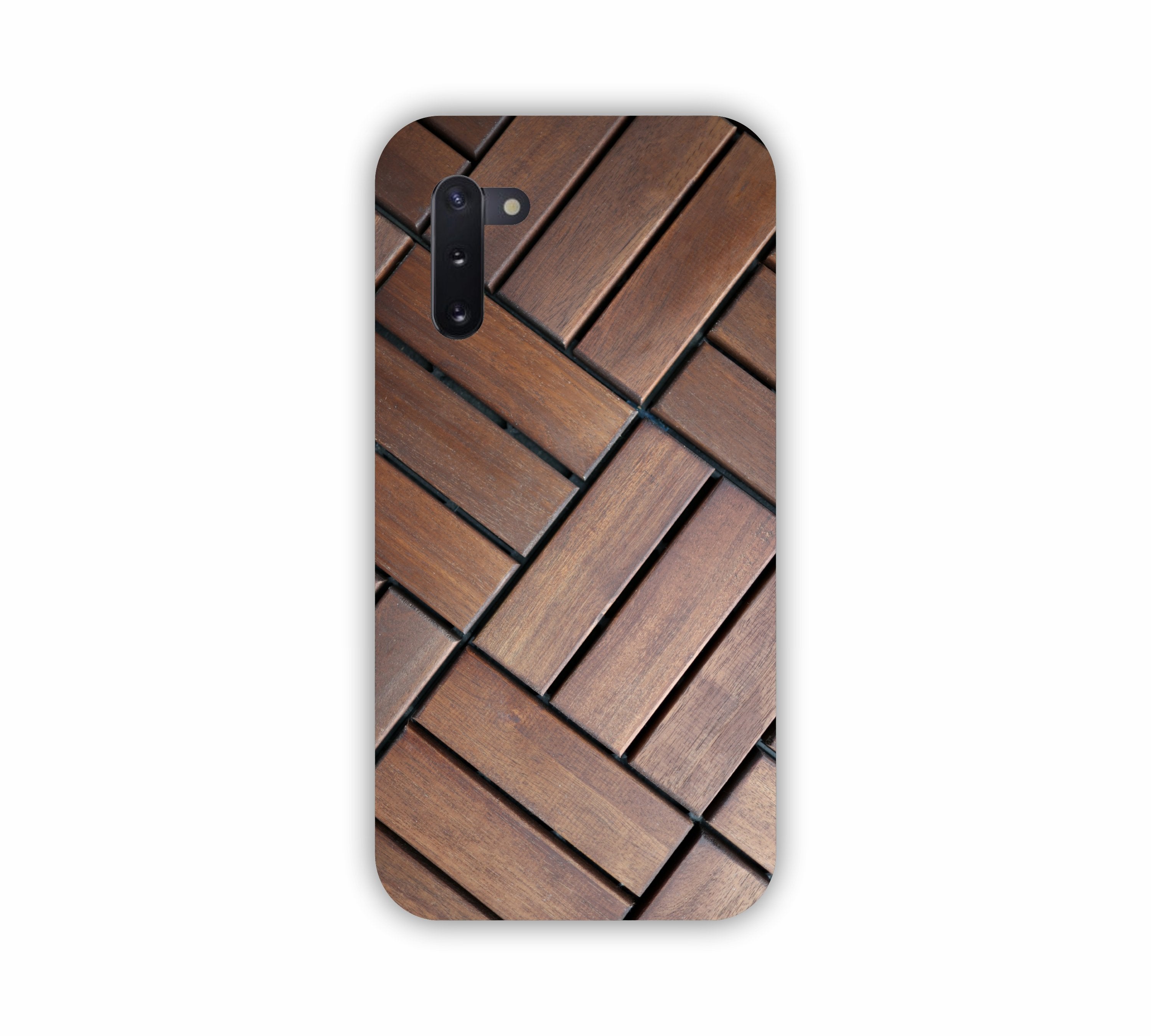 Brown Wooden Texture Design Samsung Note 10  Mobile Case 