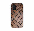 Brown Wooden Texture Design Samsung Note 20 Mobile Case 