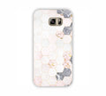 Cream Geomatric Marble Texure Design Samsung Note 5 Mobile Case 
