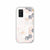 Cream Geometric Marble Texture Design Samsung Note 20 Mobile Case 