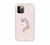 Pink Marble With Unicorn Texture Design iPhone 12 Pro Mobile Case 