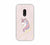 Pink Marble With Unicorn Texture Design One Plus 6T Mobile Case 
