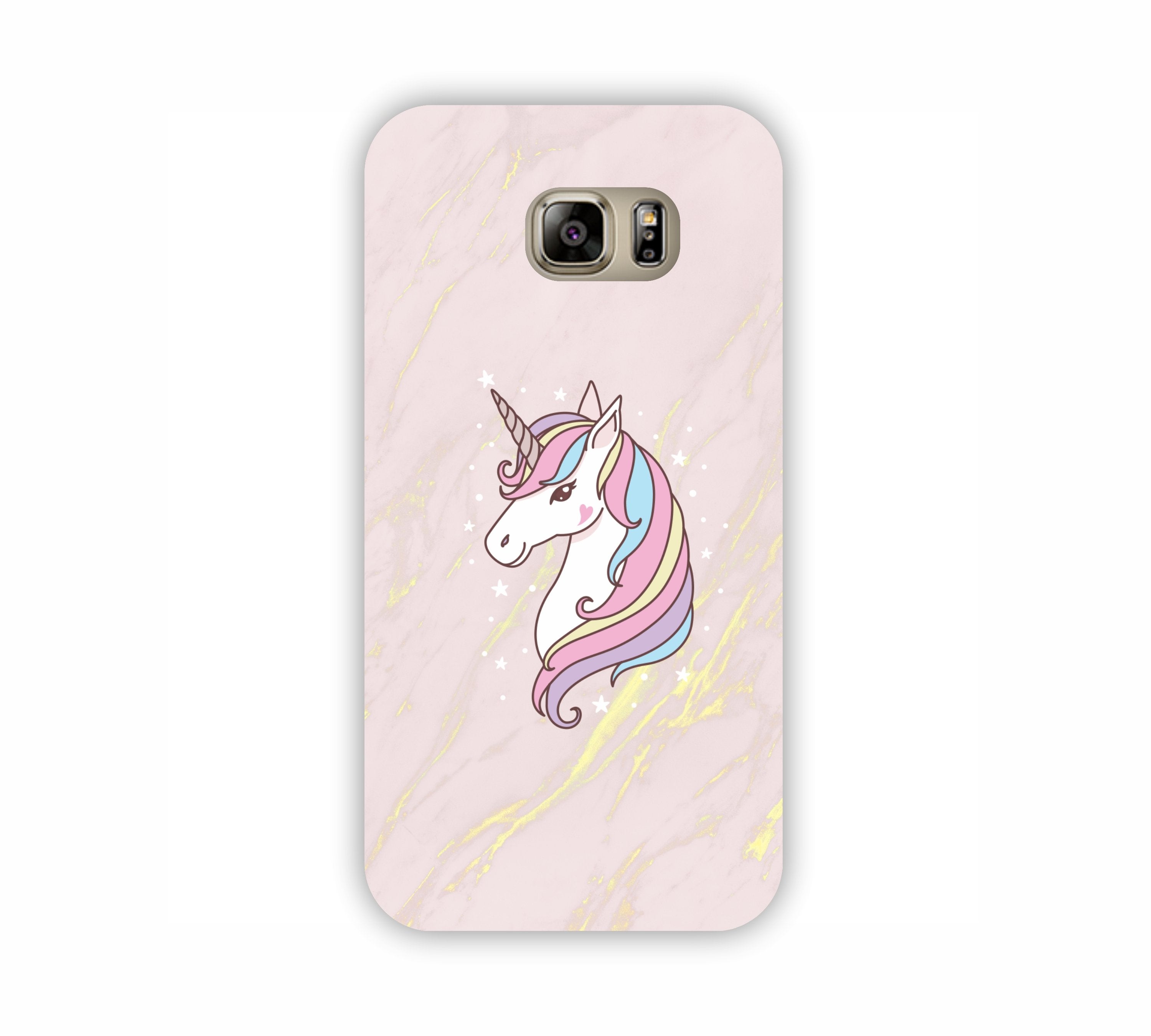 Pink Marble With Unicorn Texure Design Samsung Note 5 Mobile Case 