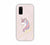 Pink Marble With Unicorn Texture Design Samsung S20 Plus Mobile Case 