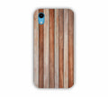 Brown And Grey Wooden Texture Design iPhone XR Mobile Case 