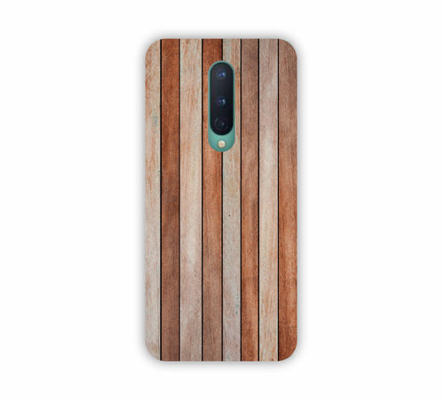 Brown And Grey Wooden Texture Design One Plus 8 Mobile Case 