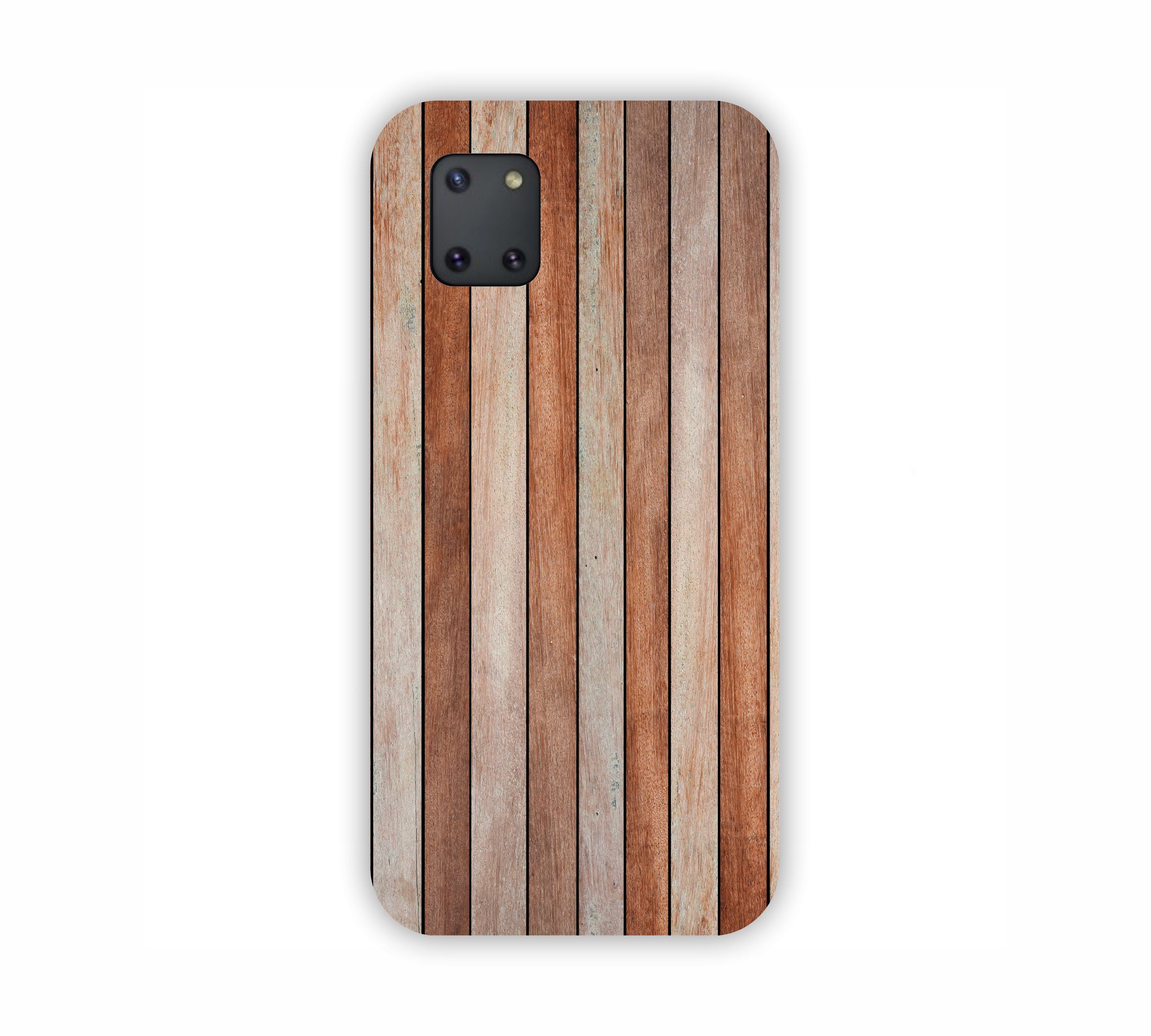 Brown And Grey Wooden Texture Design Samsung Note 10 Lite Mobile Case 