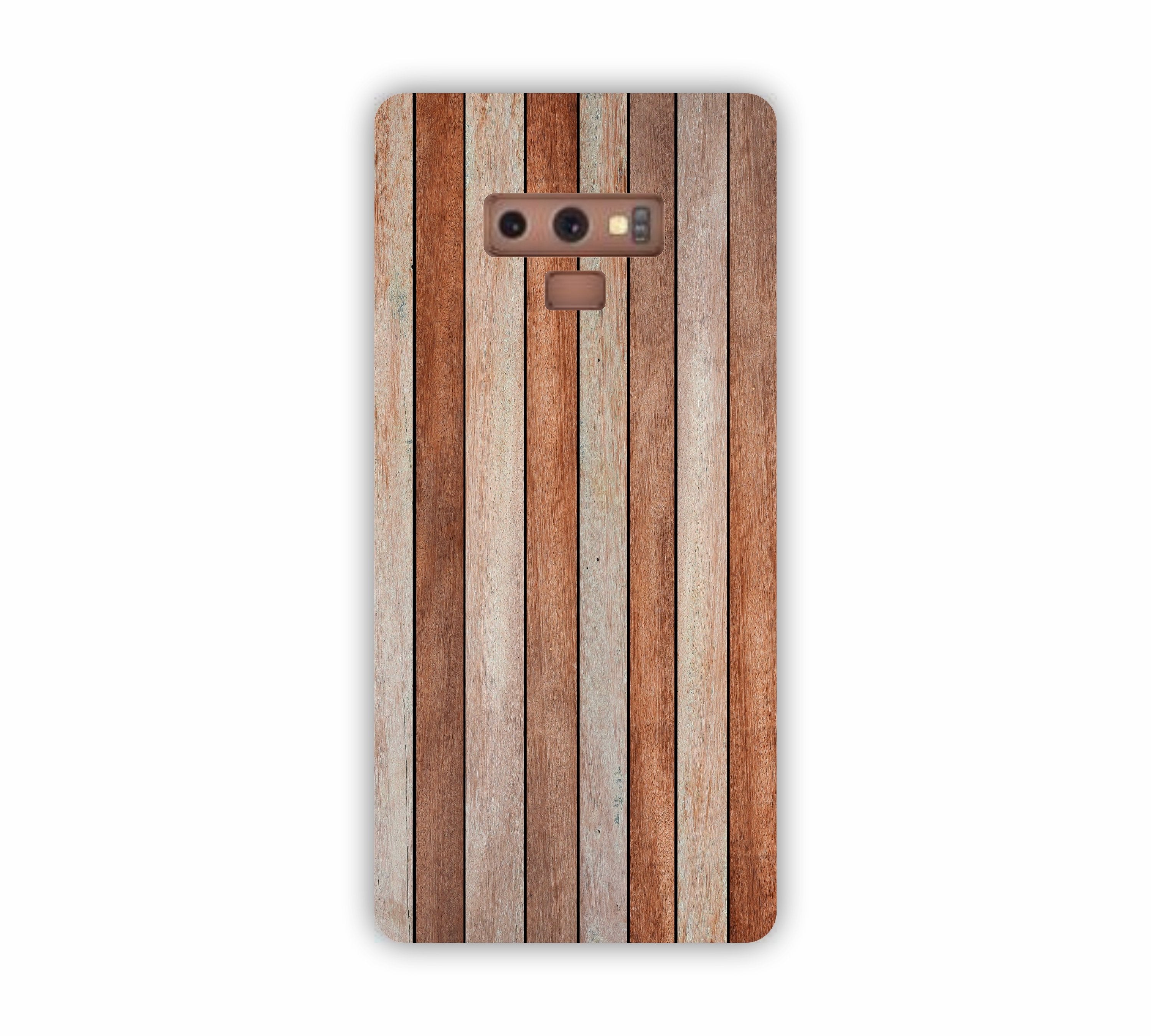 Brown and Gery Wooden Texure Design Samsung Note 9 Mobile Case 