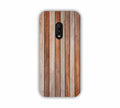 Brown And Grey Wooden Texture Design One Plus 6T Mobile Case 