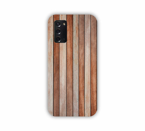 Brown And Grey Wooden Texture Design Samsung Note 20 Mobile Case 