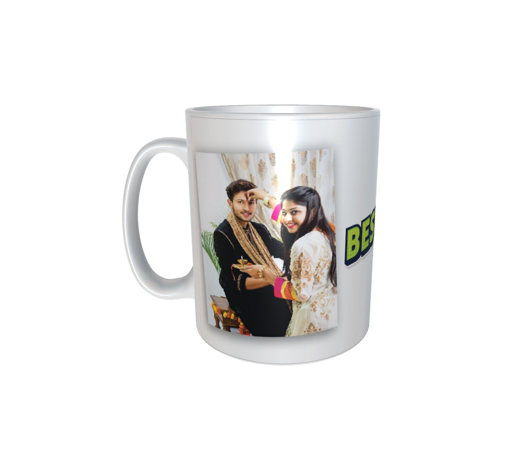 Personalised & Customised Best Bro Ever White Mug