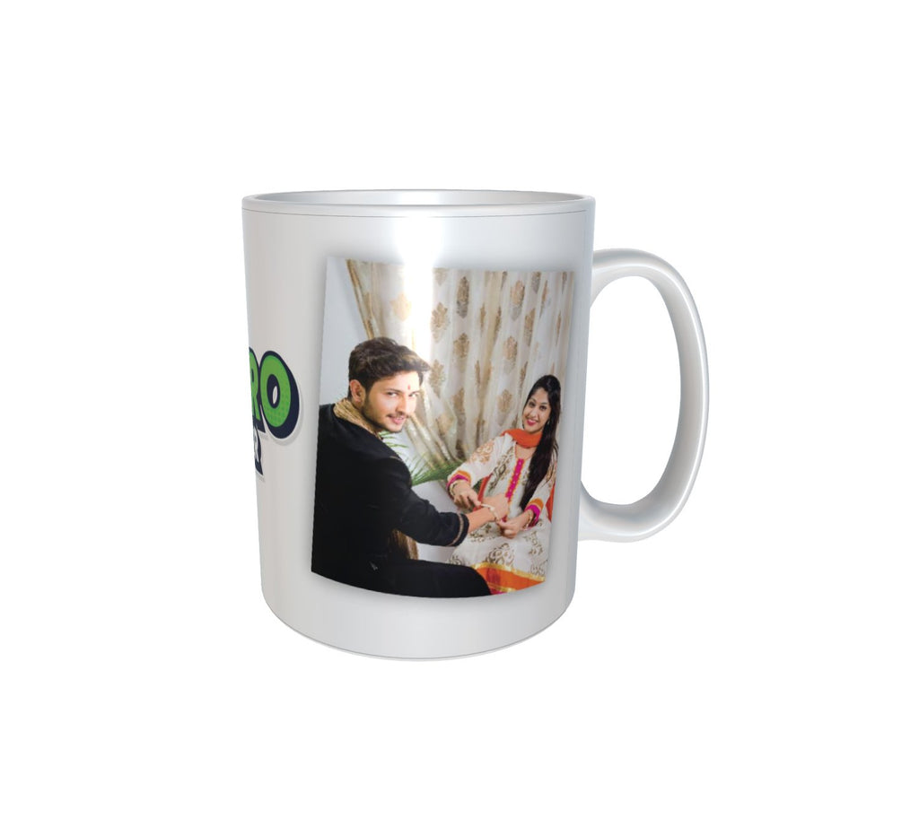 Personalised & Customised Best Bro Ever White Mug