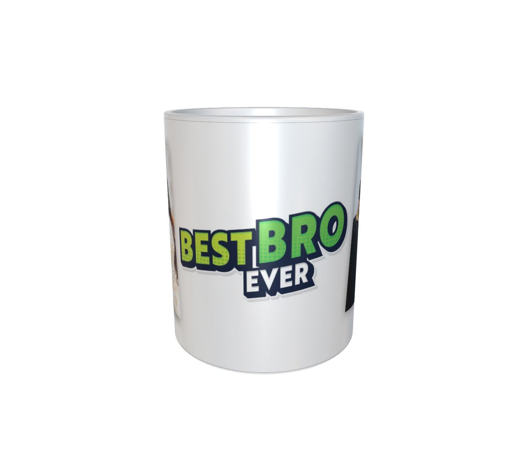 Personalised & Customised Best Bro Ever White Mug