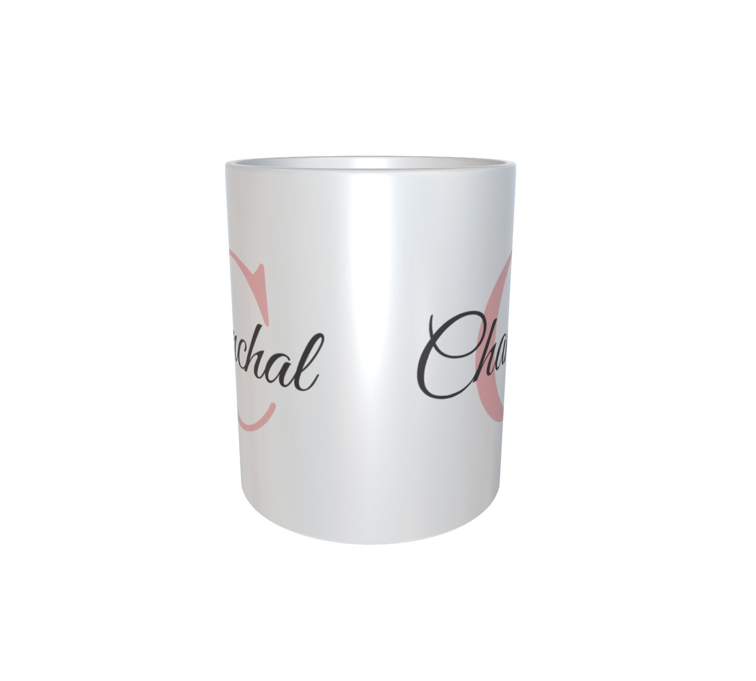 Personalised & Customised Alphabet C Name White Mug 
