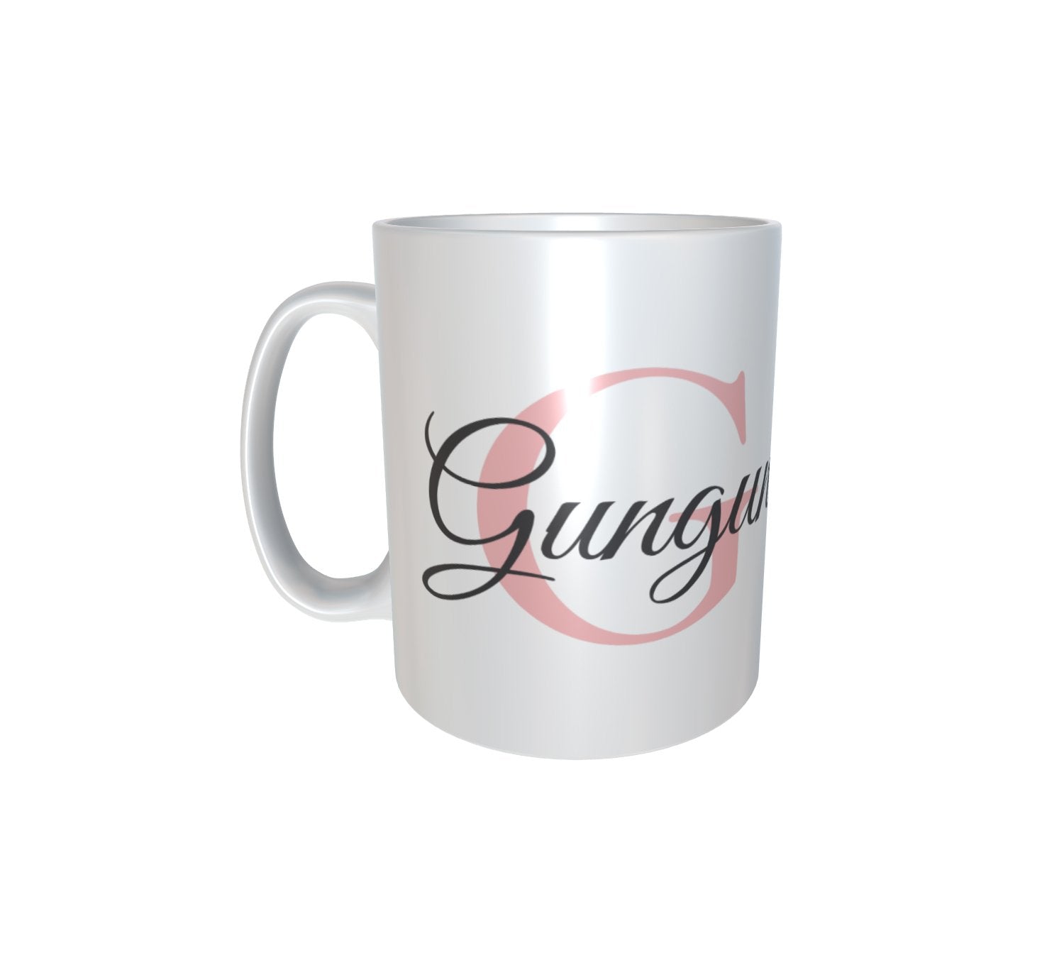 Personalised & Customised Alphabet G Name White Mug 