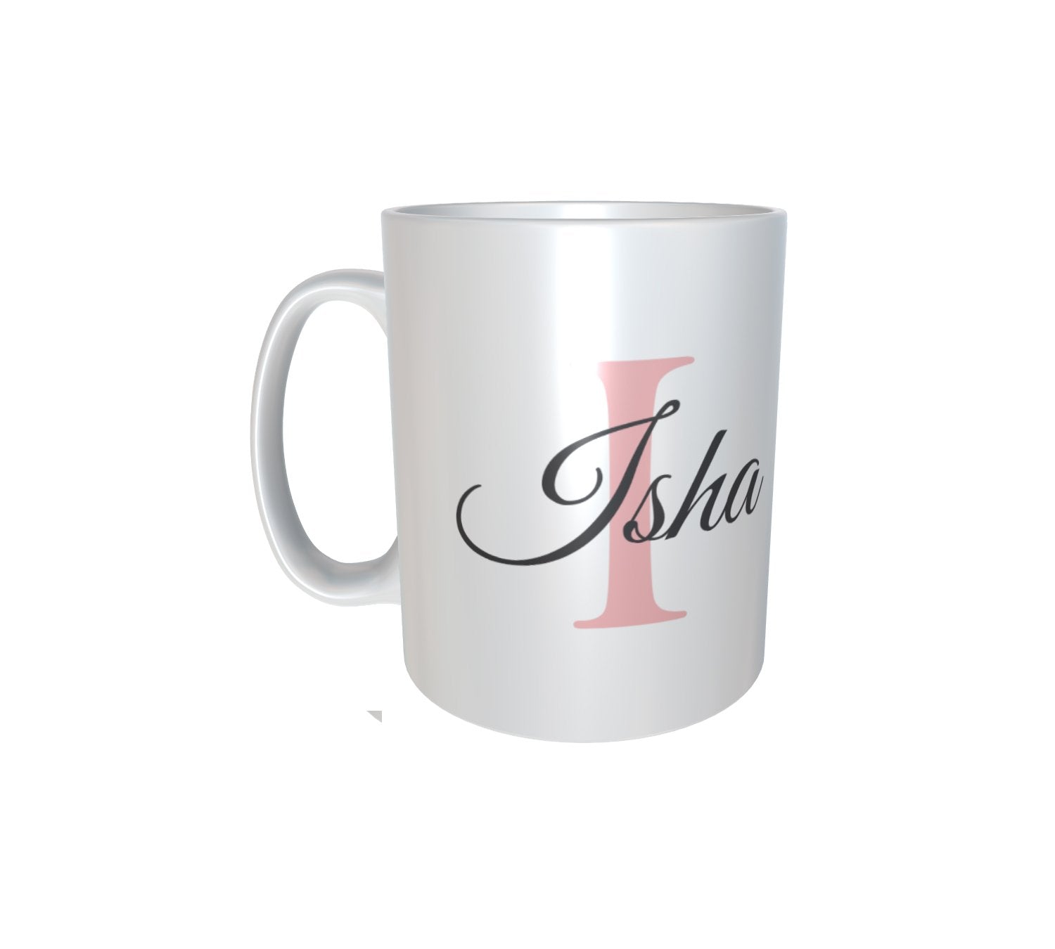 Personalised & Customised Alphabet I Name White Mug 
