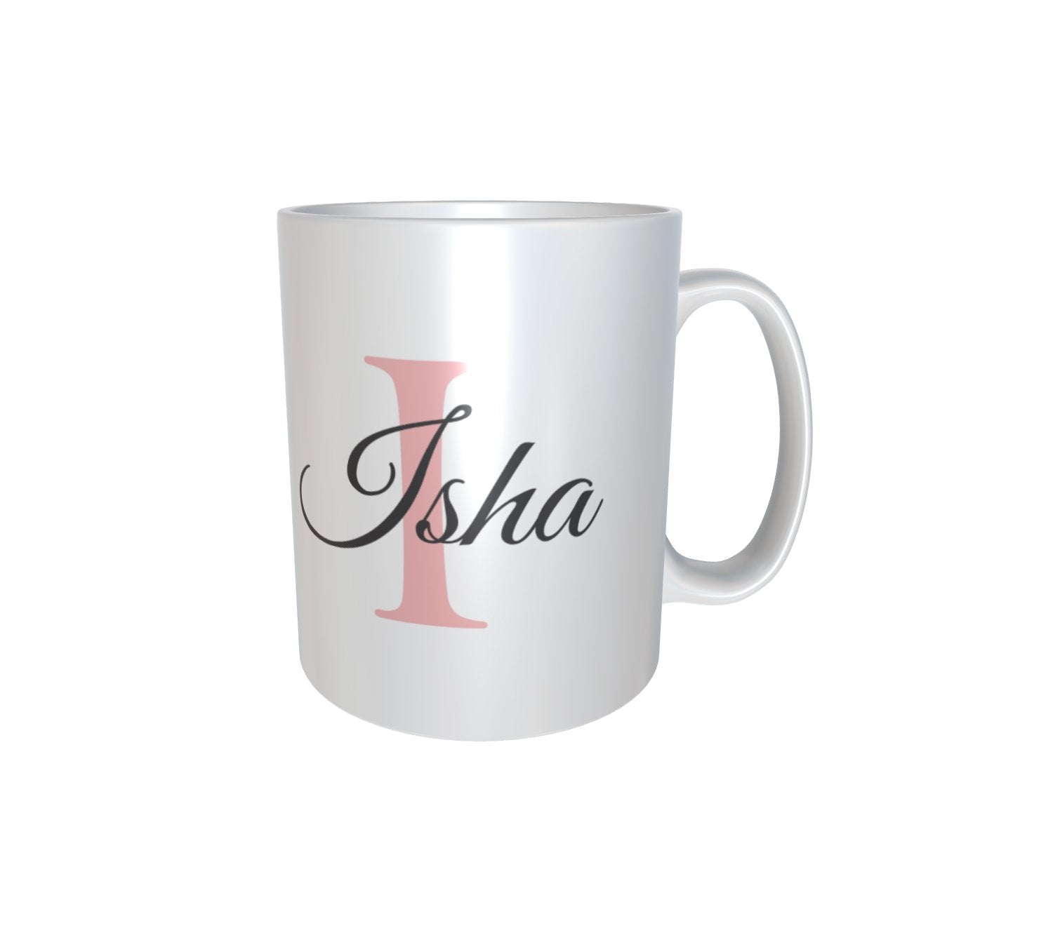Personalised & Customised Alphabet I Name White Mug 