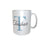 Personalised & Customised Alphabet T Name White Mug 