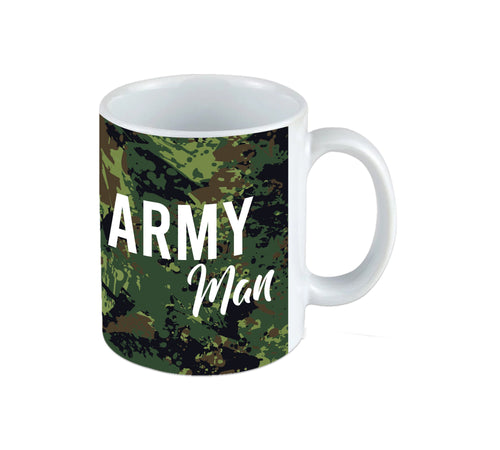 Army Man White Mug