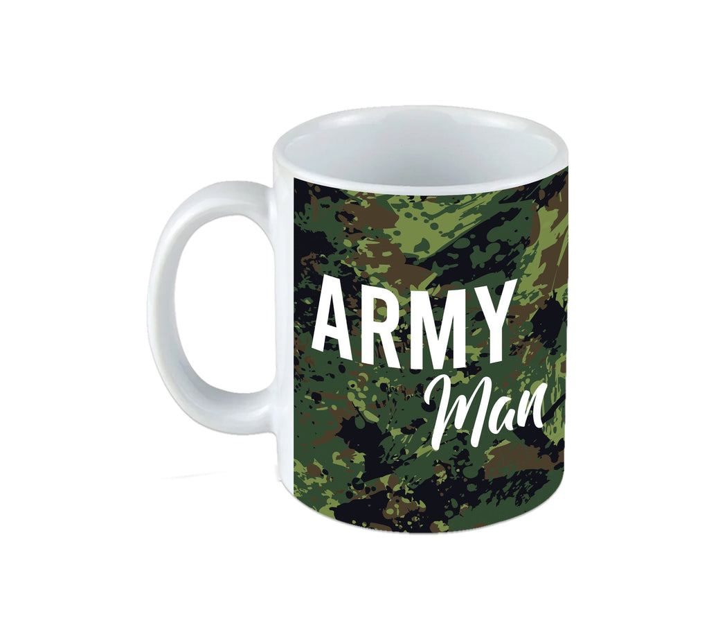 Army Man White Mug