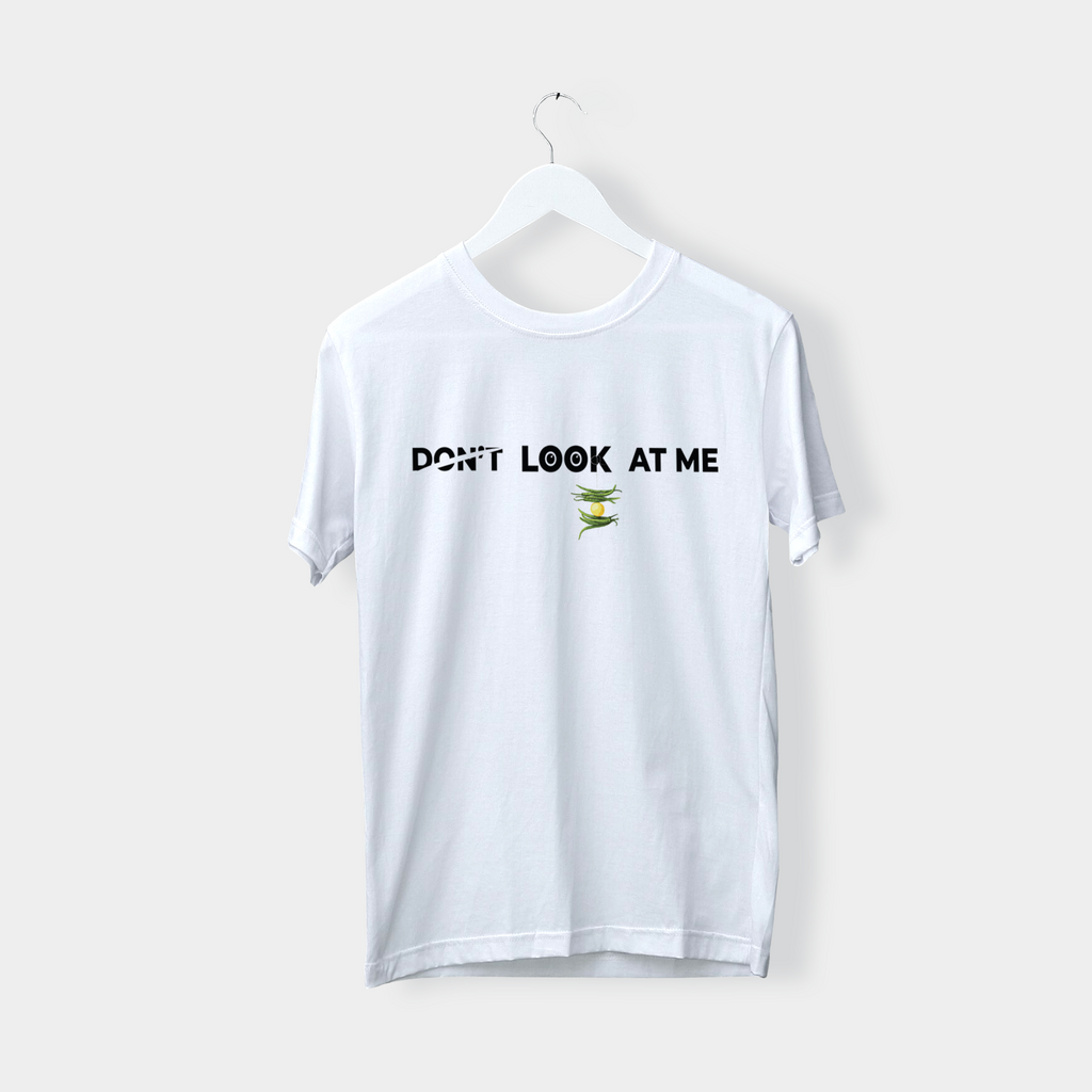 Men's Round neck "Don't Look At Me"  Printed half sleeves Regular fit t-shirt