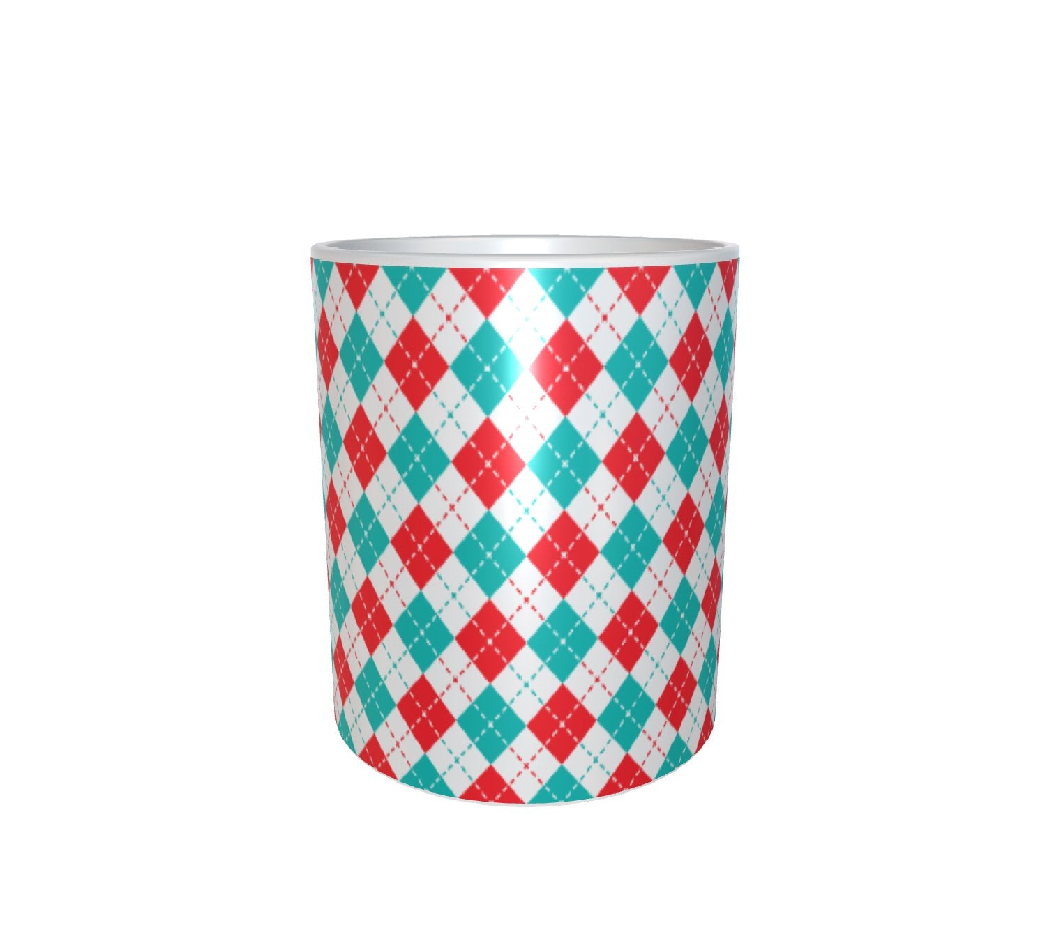 Christmas Pattern White Mug 