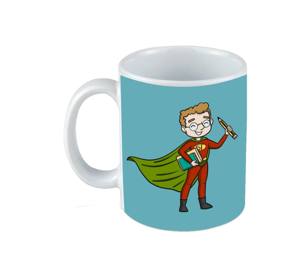 Create Your Own Super Teacher's Day White Mug