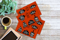 Set of 4 Cuisine Short Phrases Quotes MDF Table Mat