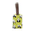 Cute Panda's MDF Luggage Tag With Leatherette Strap