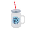 Dream Wish It Do It Frosted Mason Jar