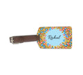 Emojis MDF Luggage Tag With Leatherette Strap
