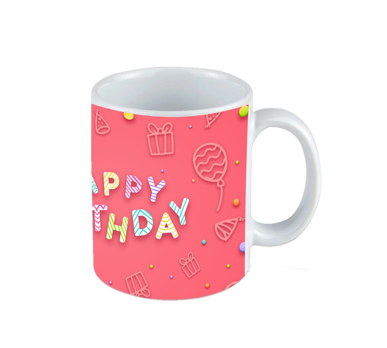Happy Birthday White Mug  CBDCRM01AB044