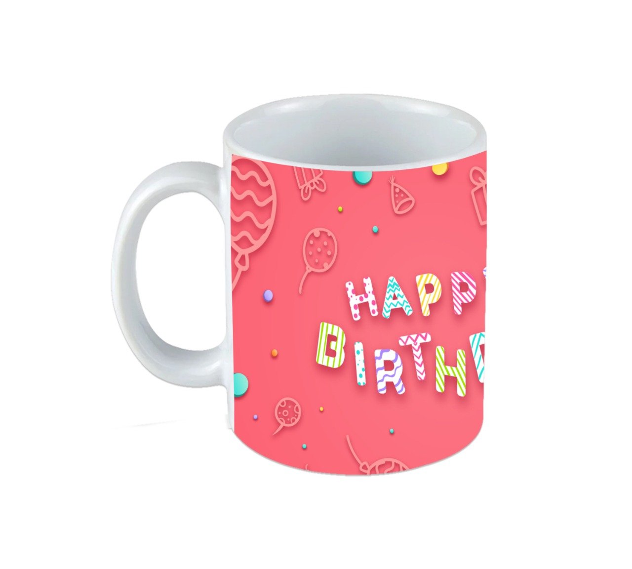 Happy Birthday White Mug