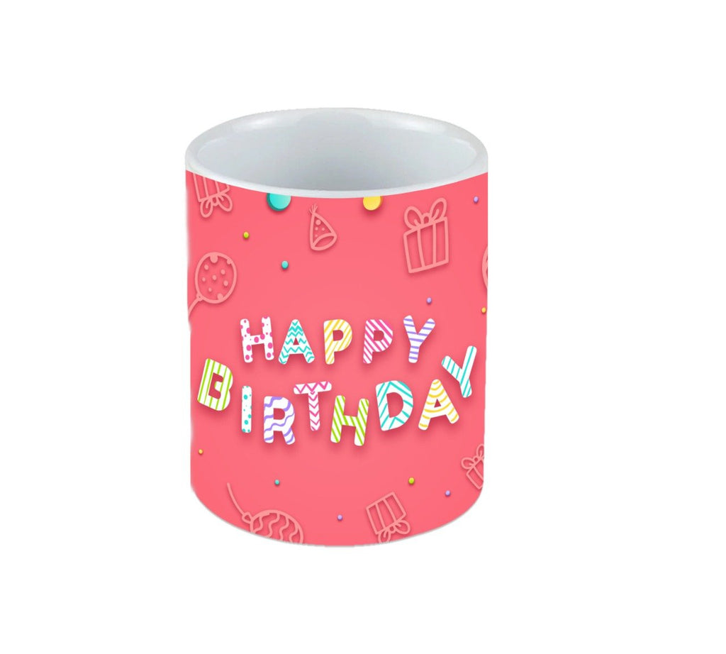 Happy Birthday White Mug