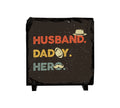 Husband, Daddy, Hero Rockslate With  Plastic Stand