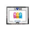 Personalised and Customised I Love My Dad Glass Frame