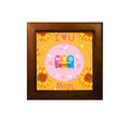 Personalised and Customised I Love You Mom Ceramic Tile With Wooden Frame