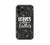 Leaves And Lattes Black Texture iPhone 11 Pro Mobile Case