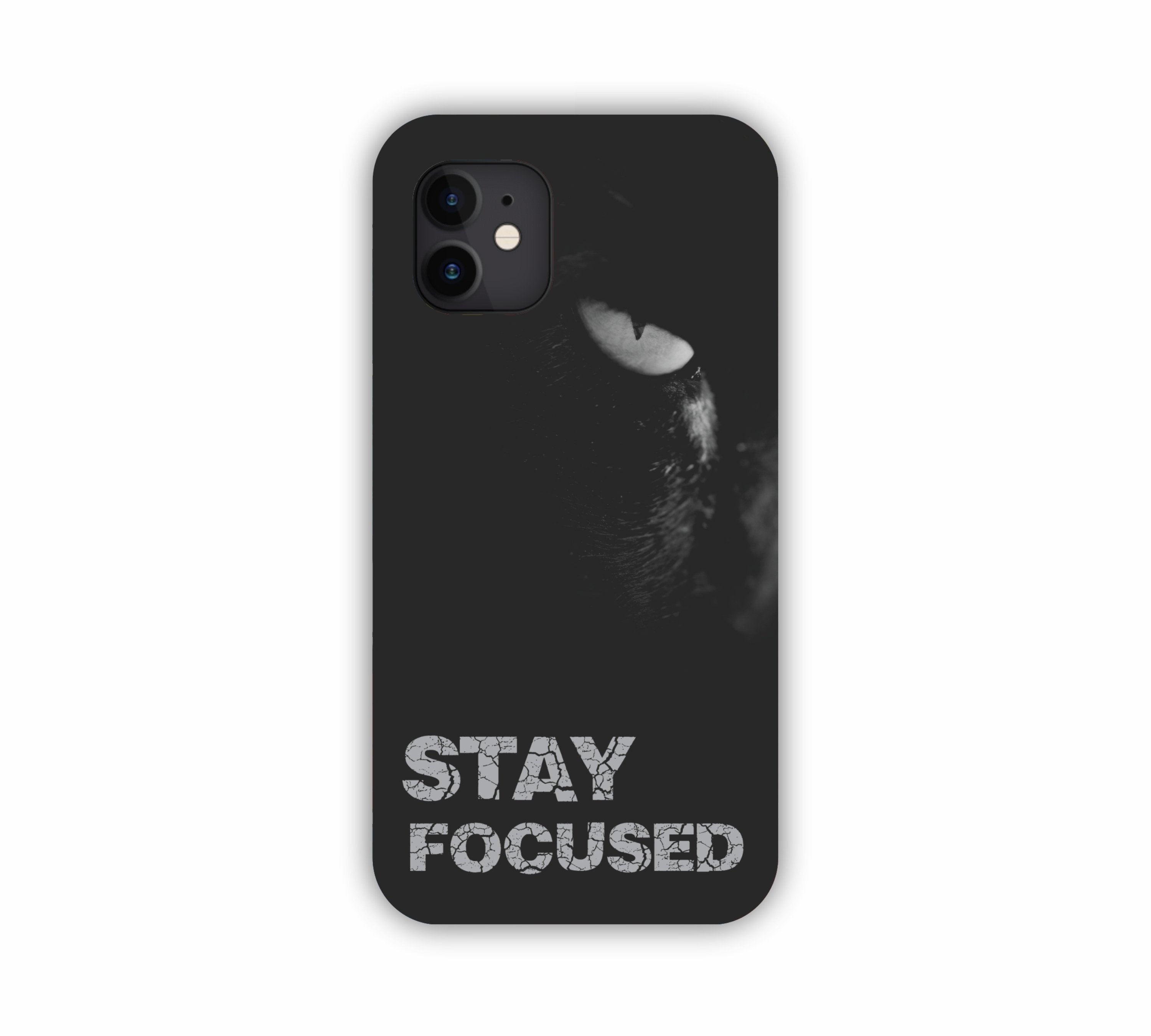Stay Focused Dark iPhone 12 Mobile Case