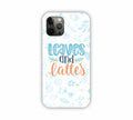 Leaves And Lattes Sky Blue Texture iPhone 12 Pro Max Mobile Case